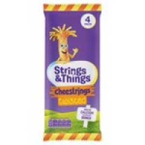 Strings & Things Cheestring Twisted 4 pack £1.00
