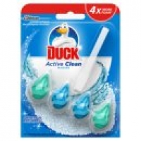 Asda Duck Active Clean Toilet Rimblock Marine