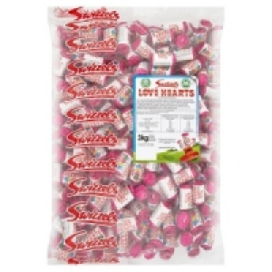Swizzels Love Hearts Mini Rolls 3kg Bag