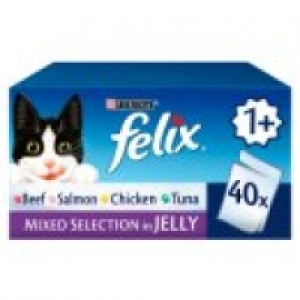Felix Mixed Selection in Jelly Adult Cat Food Pouches