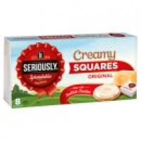 Asda Seriously Creamy Original Spreadable Cheddar Squares x8