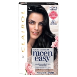 Wilko  Clairol Nicen Easy Black 2 Permanent Hair Dye