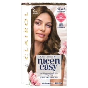 Wilko  Clairol Nicen Easy Light Brown 6 Permanent Hair Dye