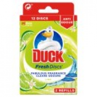 Asda Duck Toilet Fresh Discs Duo Refills Lime