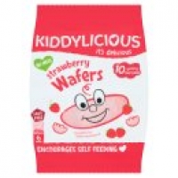 Asda Kiddylicious Strawberry Wafers 6m+