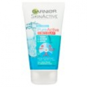 Garnier Pure Active 3in1 Clay Mask Scrub Wash Oily Skin