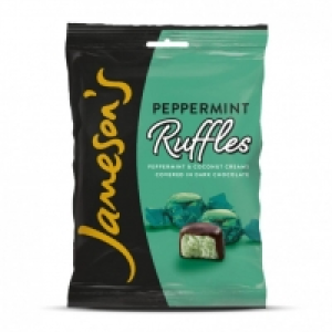 Poundstretcher  JAMESONS PEPPERMINT RUFFLES 135G