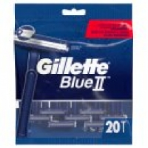 Gillette BlueII Mens Disposable Razors 20 Pack