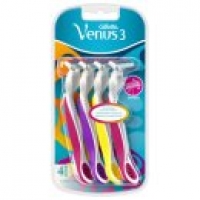 Asda Gillette Venus 3 Womens Disposable Razors 4 Pack
