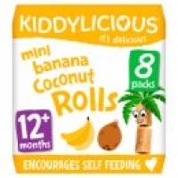 Asda Kiddylicious 12+ Months Mini Banana Coconut Rolls
