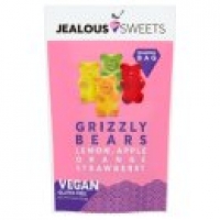 Asda Jealous Sweets Grizzly Bears Lemon, Apple, Orange & Strawberry