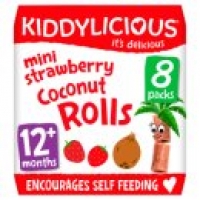 Asda Kiddylicious 12+ Months Mini Strawberry Coconut Rolls