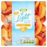 Asda Asda Light Fat Free Greek Style Yogurts Peach