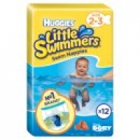 Asda Huggies Little Swimmers Size 2-3 Swim Nappies