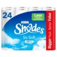 Asda Asda Shades So Soft White Toilet Roll 24 Rolls