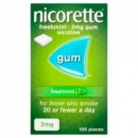 Asda Nicorette 2mg Nicotine Gum Pieces. Freshmint Sugar-Free