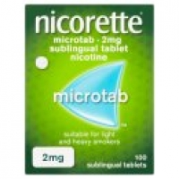 Asda Nicorette Microtab Original 2mg Nicotine Sublingual Tablets