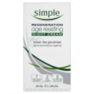 Simple Regeneration Age Resisting Moisturising Night Cream
