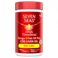 Asda Seven Seas Omega-3 Fish Oil Plus Cod Liver Oil Capsules
