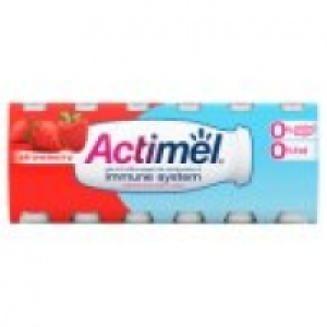 Asda Actimel Fat Free Strawberry Yogurt Drinks