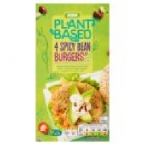 Asda Plant Based 4 Vegan Spicy Bean Burgers