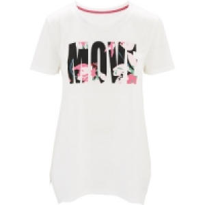 Ladies White Fitness-Shirt