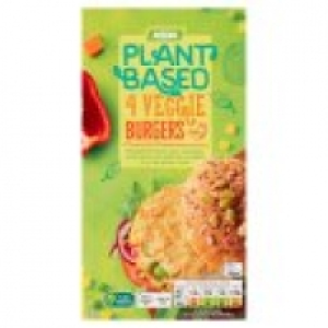 Asda Plant Based 4 Vegan Vegetable Burgers