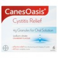 Asda Canesoasis Cystitis Relief Pack of 6 Sachets