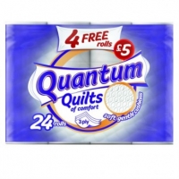 Poundland  Quantum Quilts Toilet Tissue 24 Rolls