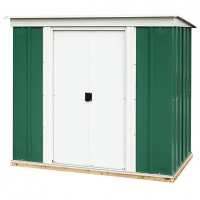 Wickes  Rowlinson 6 x 4 ft Metal Pent Shed including Floor