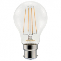 Wickes  Sylvania LED GLS Non Dimmable Clear Filament Bulb -7W B22 80