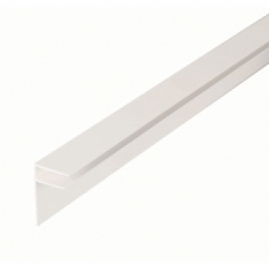10mm PVC Side Flashing - White 3m £9.00
