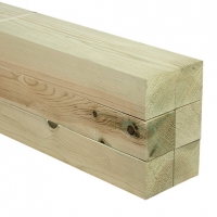 Wickes  Wickes Redwood PSE Treated Timber - 44 x 44 x 2400 mm Pack o