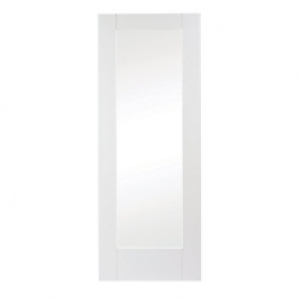 Wickes  Wickes Oxford White Glazed Softwood 1 Panel Shaker Internal 