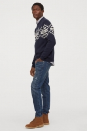  Jacquard-knit cotton jumper £14.00