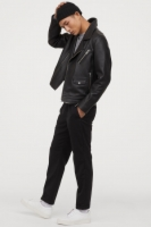 HM   Leather biker jacket