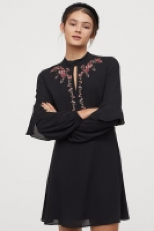  Chiffon dress with embroidery £10.00