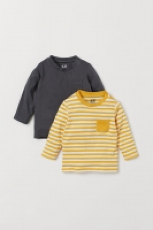  2-pack long-sleeve jersey tops £4.00