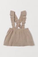 HM   Fine-knit skirt with straps