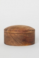 HM   Round wooden box