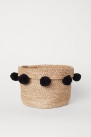 Storage basket with pompoms £7.00