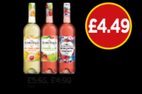 Budgens  Echo Falls Fruit Fusion White, Strawberry & Lime, Rose Wine 