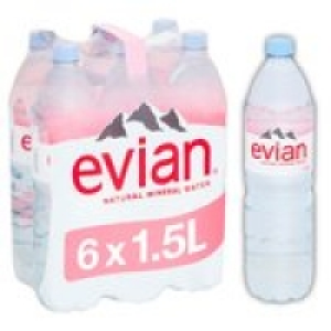 evian Natural Mineral Water £3.50