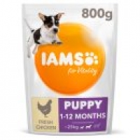 Asda Iams for Vitality Fresh Chicken Dry Puppy Dog Food Small/Medium B