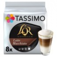 Asda Tassimo 8 LOR Espresso Latte Macchiato Pods