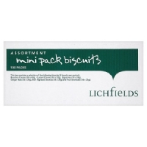 Lichfields Assortment Mini Pack Biscuits x 100