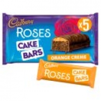 Asda Cadbury 5 Roses Cake Bars Orange Creme