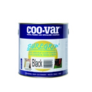 Coo-Var Suregrip Anti-Slip Floor Paint Black 2.5L £29.99