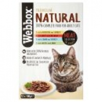 Asda Webbox Premium Natural Meat Selection in Gravy Adult Cat Food Pouch