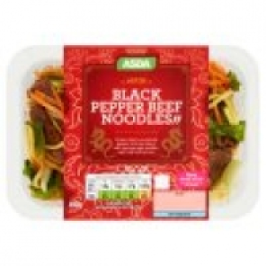 Asda Black Pepper Beef Noodles